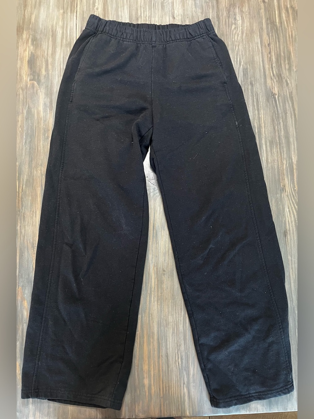 Garage Black Cozy Fleece Joggers